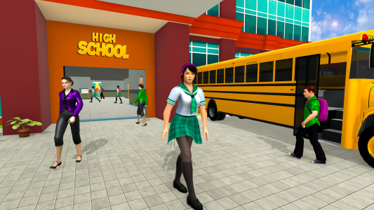 اسکرین شات بازی High School Girl Simulator 3D 1