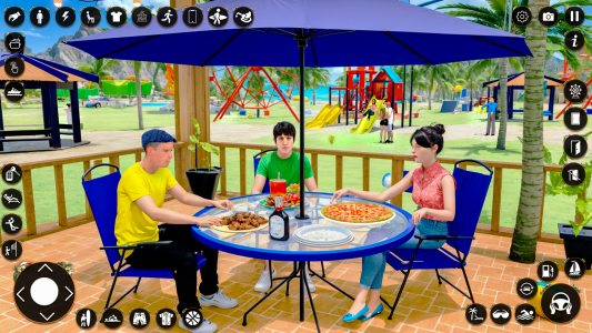 اسکرین شات 3 بازی Virtual Family Summer Vacation