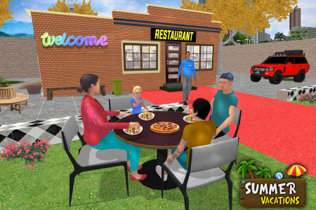 اسکرین شات بازی Virtual Family Summer Vacation 4