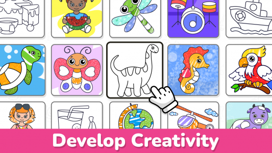 اسکرین شات 2 بازی Kids Coloring & Drawing Games
