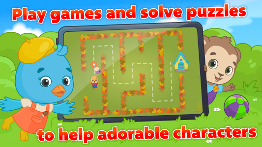 اسکرین شات 1 برنامه Kids Learning Games & Stories