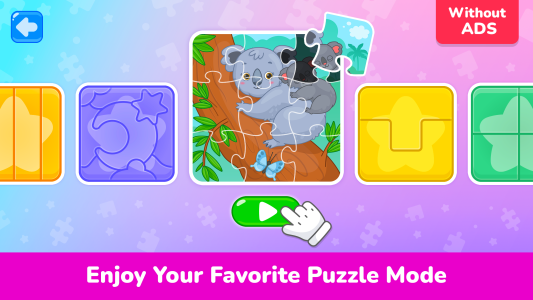 اسکرین شات 1 بازی Puzzle games for kids 2-5 year