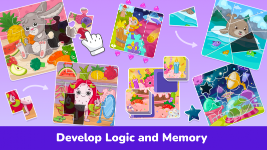 اسکرین شات 2 بازی Puzzle games for kids 2-5 year