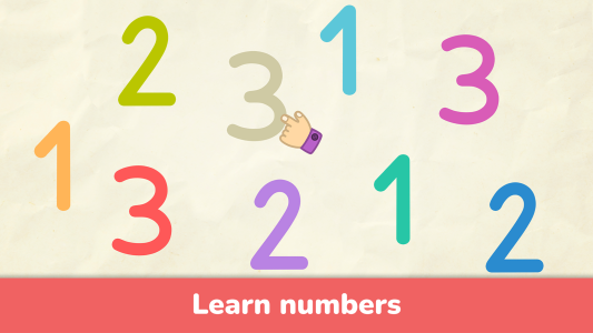 اسکرین شات 1 بازی 123 Number Games for Kids