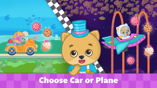 اسکرین شات بازی Bimi Boo Car Games for Kids 3