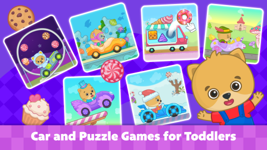 اسکرین شات 1 بازی Kids car games for toddlers 1+