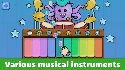 اسکرین شات 2 بازی Baby Piano: Kids Music Games