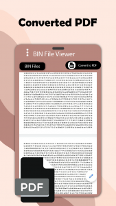 اسکرین شات برنامه Bin File Opener & Reader 4