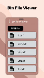 اسکرین شات برنامه Bin File Opener & Reader 1