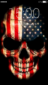 اسکرین شات برنامه Skull Live Wallpapers 1