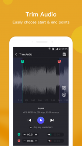 اسکرین شات برنامه Music Editor 2