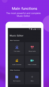 اسکرین شات برنامه Music Editor 1