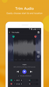 اسکرین شات برنامه Music Editor 2