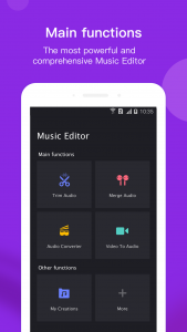 اسکرین شات برنامه Music Editor 1