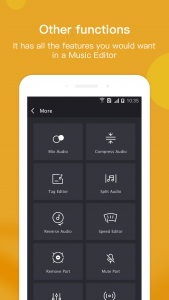اسکرین شات برنامه Music Editor 7