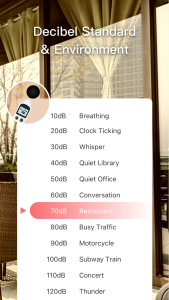 اسکرین شات 3 برنامه Sound Meter