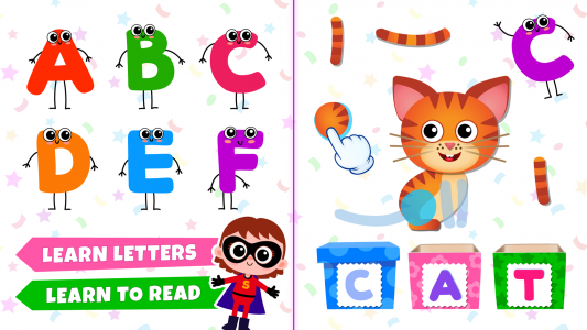 اسکرین شات بازی Bini ABC Games for Kids! 1