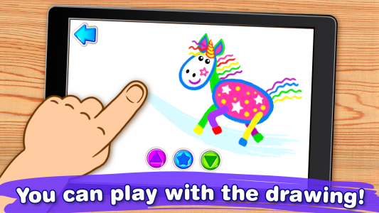 اسکرین شات 5 بازی Toddler Drawing Apps for Kids