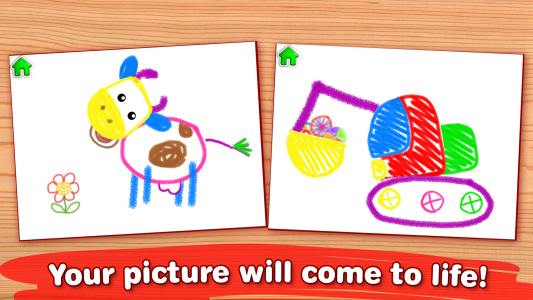 اسکرین شات 4 بازی Toddler Drawing Apps for Kids