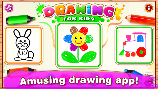 اسکرین شات بازی Bini Drawing for Kids Games 1