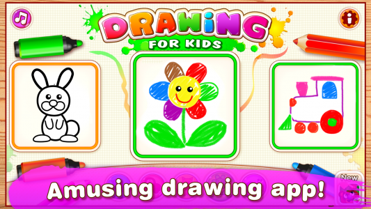 اسکرین شات بازی Toddler Drawing Apps for Kids 1