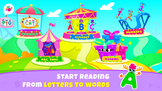 اسکرین شات برنامه Reading Academy! Learn to Read 2