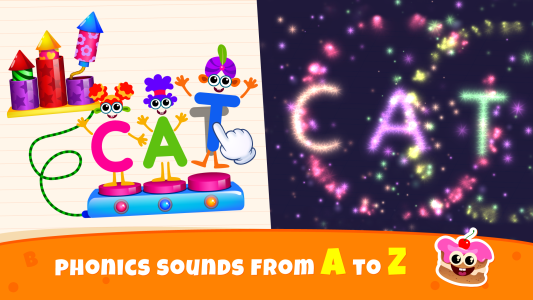 اسکرین شات 7 برنامه Learn ABC Reading Games for 3!
