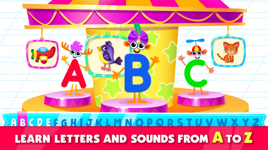 اسکرین شات بازی Bini ABC games for kids! 1