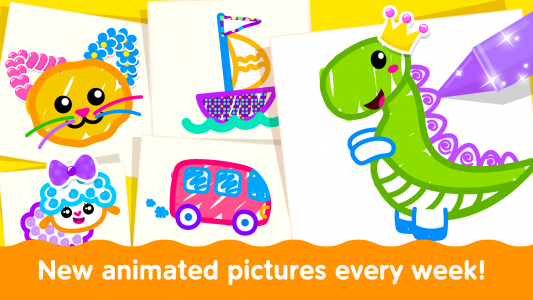 اسکرین شات بازی Bini Toddler Drawing Games! 7