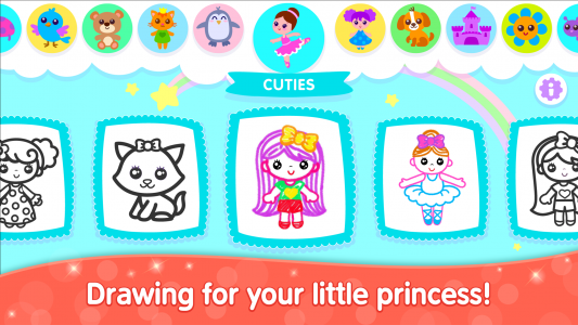 اسکرین شات بازی Drawing for Kids Coloring Game 1