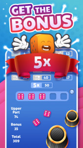 اسکرین شات 2 بازی Dice Clubs® Classic Dice Game