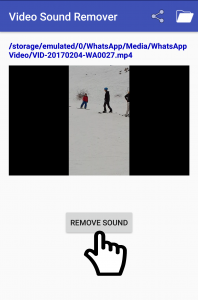 اسکرین شات 1 برنامه Video Sound Remover
