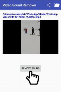 اسکرین شات برنامه Video Sound Remover 1
