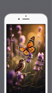 اسکرین شات 8 برنامه Birds and Flowers Wallpapers