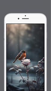 اسکرین شات 3 برنامه Birds and Flowers Wallpapers