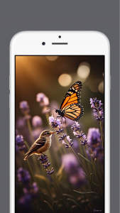 اسکرین شات 7 برنامه Birds and Flowers Wallpapers