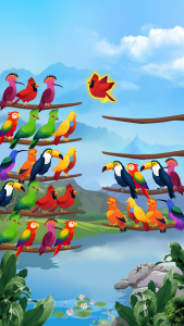 اسکرین شات بازی Bird Sort - Color Puzzle 1
