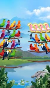 اسکرین شات بازی Bird Sort - Color Puzzle 3
