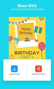 اسکرین شات برنامه Birthday Invitation Maker : Invitation Card Maker 5