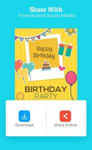 اسکرین شات برنامه Birthday Invitation Maker 5