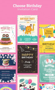 اسکرین شات برنامه Birthday Invitation Maker 1