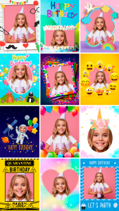 اسکرین شات 2 برنامه Birthday cards - Photo frames