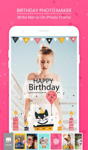 اسکرین شات برنامه Birthday - Photo Frame, Collage, Greeting, Status 5