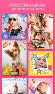 اسکرین شات برنامه Birthday - Photo Frame, Collage, Greeting, Status 3