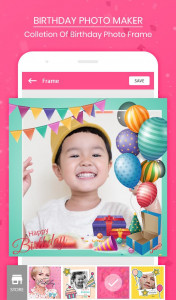 اسکرین شات 2 برنامه Birthday Photo Frame