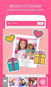 اسکرین شات 1 برنامه Birthday Photo Frame