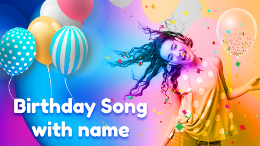 اسکرین شات برنامه Birthday Song With Name 2