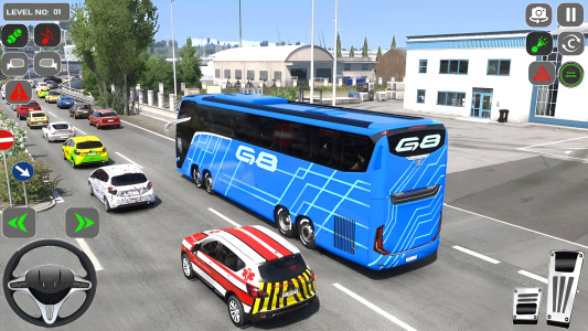 اسکرین شات 1 بازی Bus Driver Game City Coach Bus
