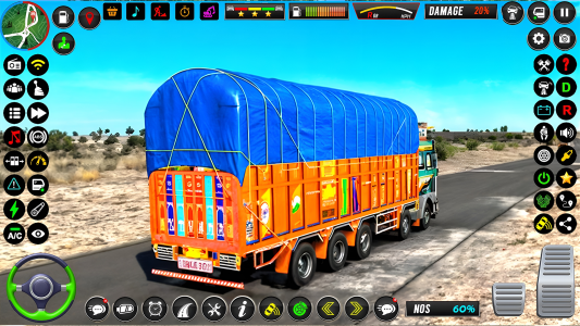 اسکرین شات 2 بازی Truck Driving Indian Truck 3D