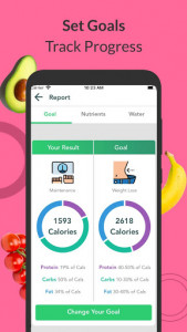 اسکرین شات برنامه Calorie Counter, Carb Manager & Keto by Freshbit 3
